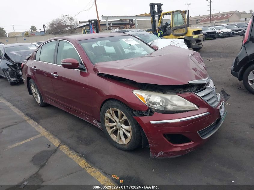 2013 Hyundai Genesis 3.8 VIN: KMHGC4DD4DU210220 Lot: 38529329