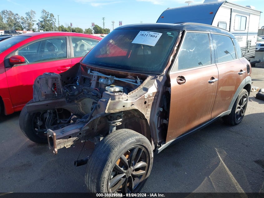 2013 Mini Countryman Cooper S VIN: WMWZC3C50DWP20423 Lot: 38529552