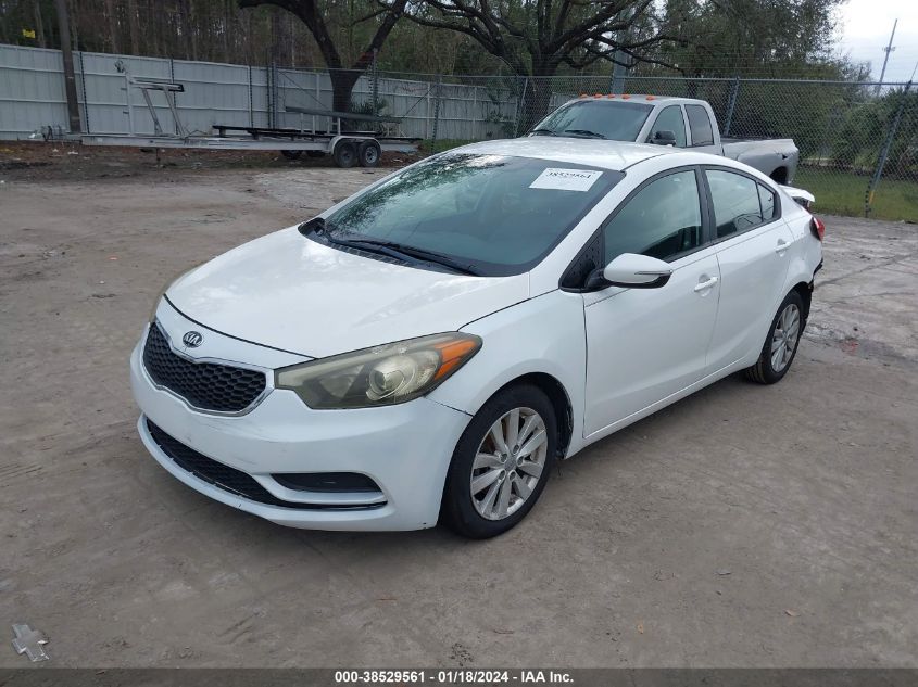 2014 Kia Forte Lx VIN: KNAFX4A65E5168837 Lot: 38529561