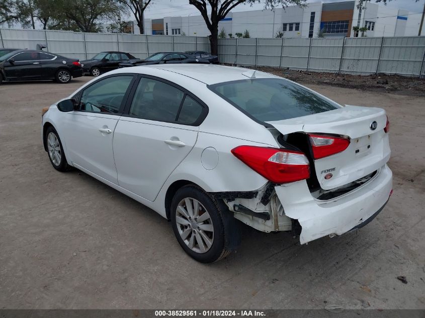 2014 Kia Forte Lx VIN: KNAFX4A65E5168837 Lot: 38529561