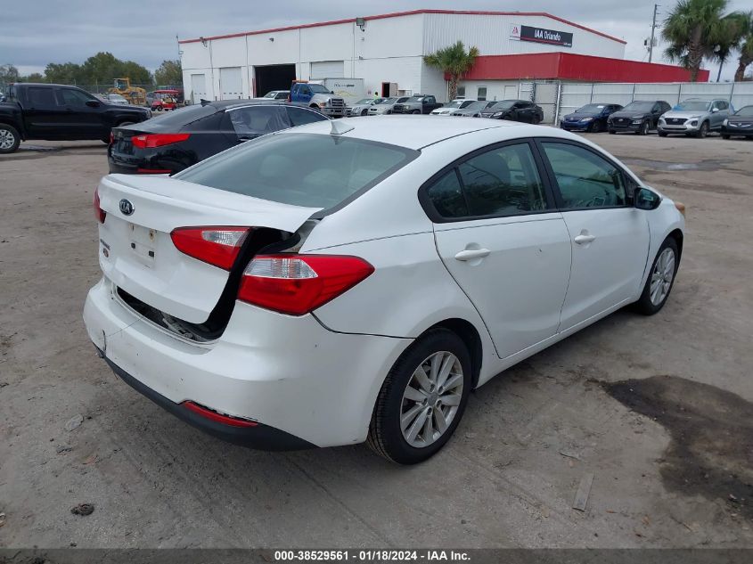 2014 Kia Forte Lx VIN: KNAFX4A65E5168837 Lot: 38529561