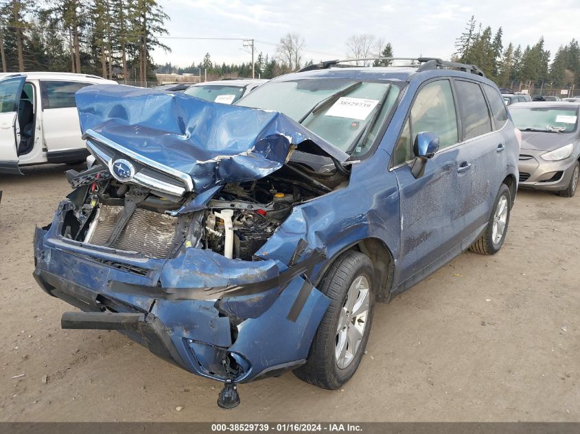 2016 Subaru Forester 2.5I Limited VIN: JF2SJAHC1GH441692 Lot: 38529739