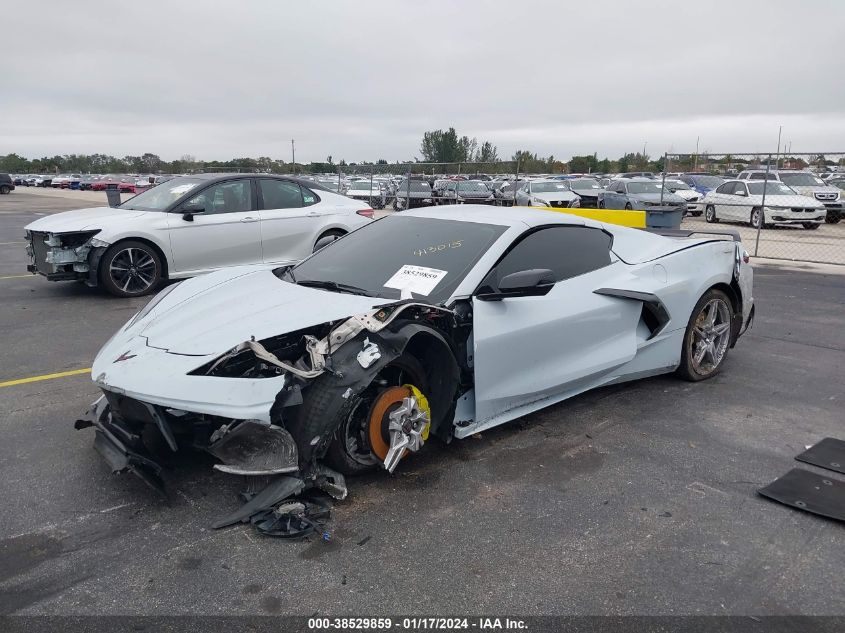 2023 Chevrolet Corvette Stingray Rwd 1Lt VIN: 1G1YA2D44P5105381 Lot: 38897846