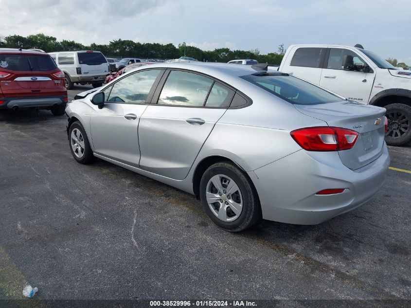 2018 Chevrolet Cruze Ls Auto VIN: 1G1BC5SM3J7211224 Lot: 38529996