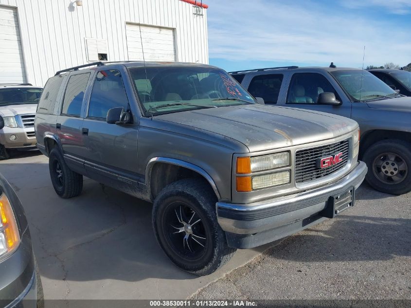 1999 GMC Yukon Sle VIN: 1GKEC13R6XJ755627 Lot: 38530011