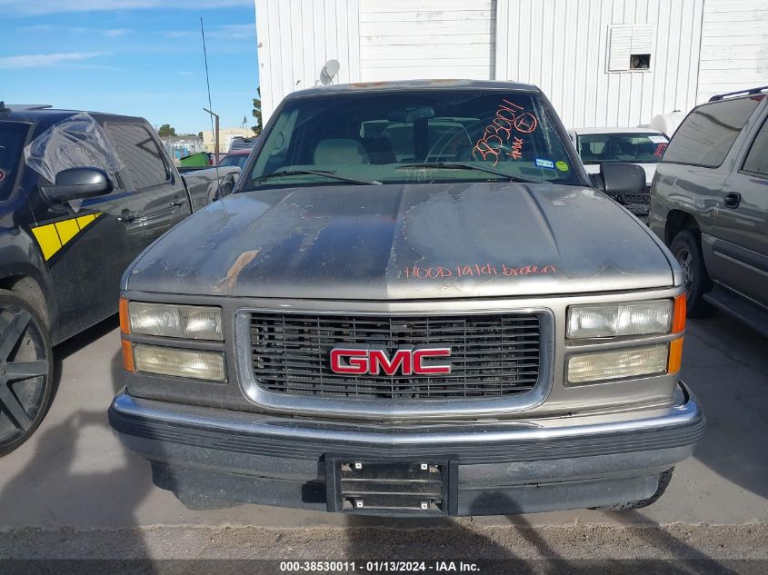 1999 GMC Yukon Sle VIN: 1GKEC13R6XJ755627 Lot: 38530011