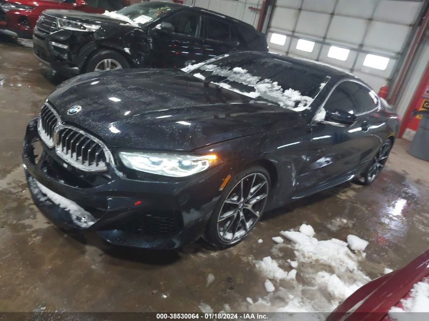 2020 BMW M850I xDrive VIN: WBABC4C00LCD49651 Lot: 38530064