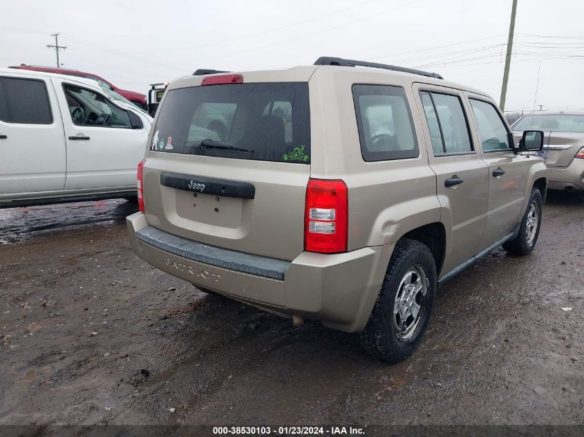 1J4FT28A89D159312 2009 Jeep Patriot Sport