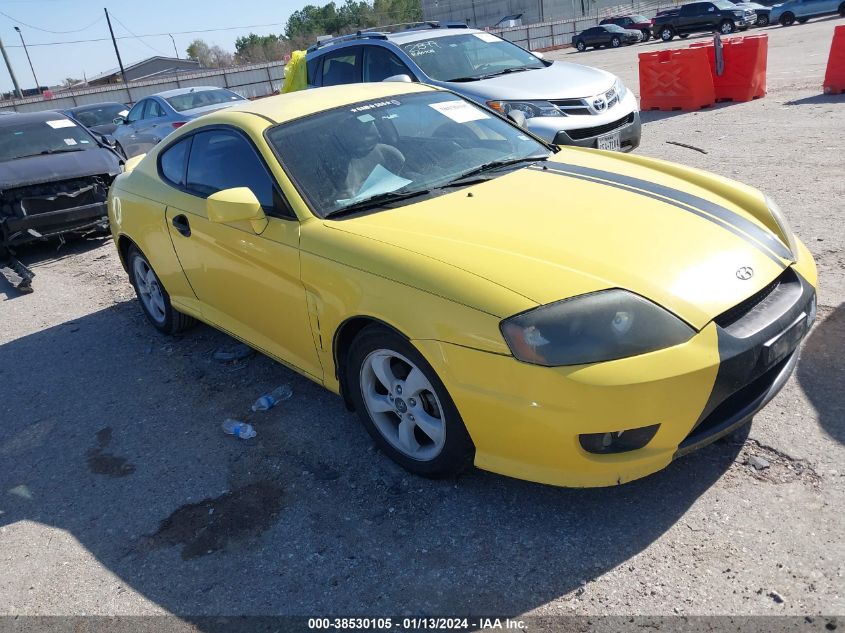 2006 Hyundai Tiburon Gs VIN: KMHHM65D76U189216 Lot: 38530105