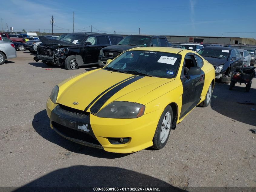 2006 Hyundai Tiburon Gs VIN: KMHHM65D76U189216 Lot: 38530105