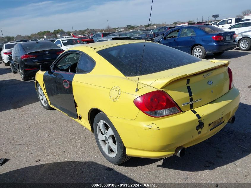 2006 Hyundai Tiburon Gs VIN: KMHHM65D76U189216 Lot: 38530105