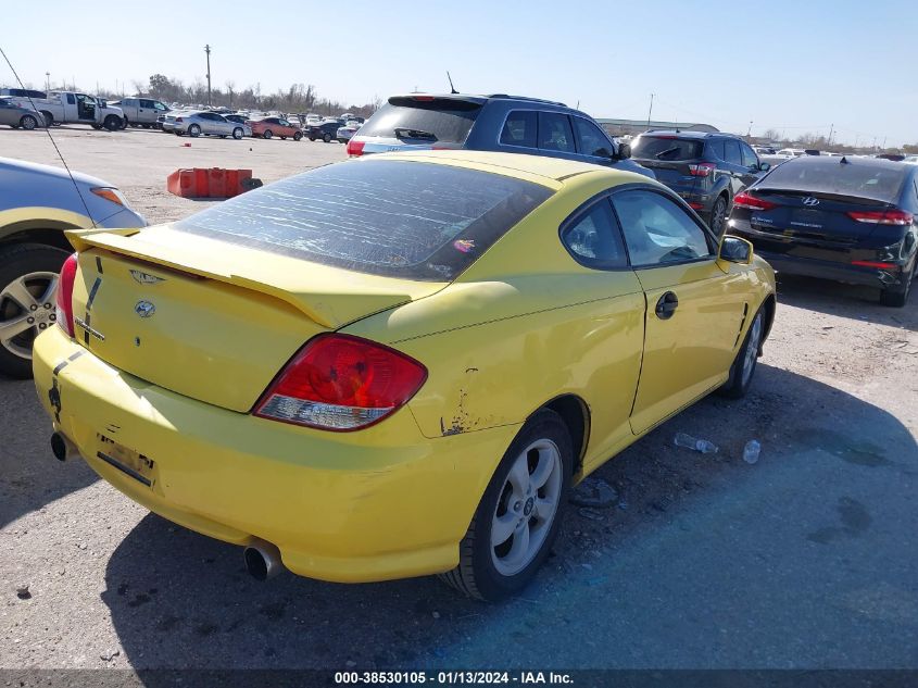 2006 Hyundai Tiburon Gs VIN: KMHHM65D76U189216 Lot: 38530105