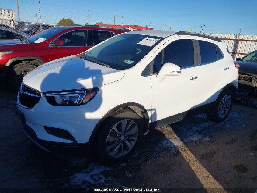 2017 Buick Encore Preferred VIN: KL4CJASB6HB250285 Lot: 38530556