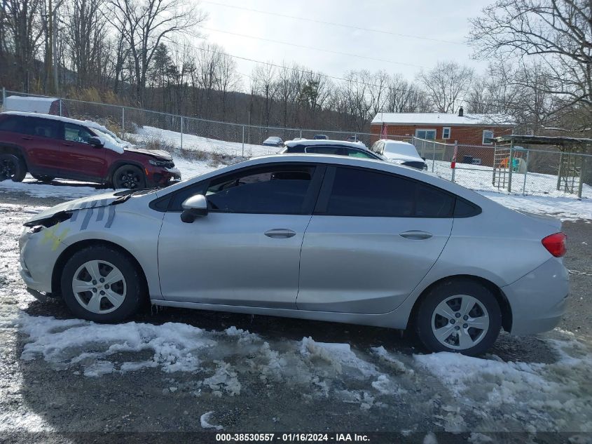 2017 Chevrolet Cruze Ls Auto VIN: 1G1BC5SM9H7261538 Lot: 38530557