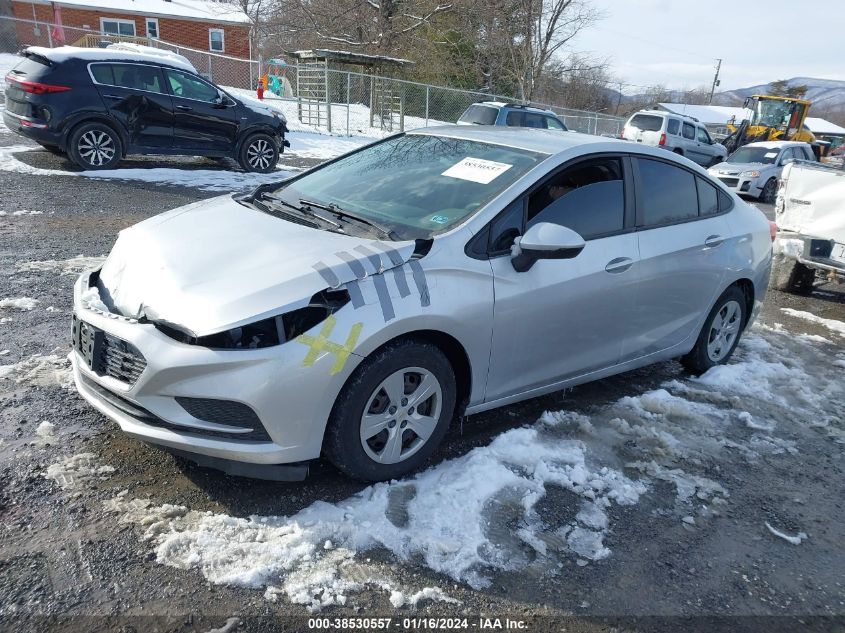 2017 Chevrolet Cruze Ls Auto VIN: 1G1BC5SM9H7261538 Lot: 38530557