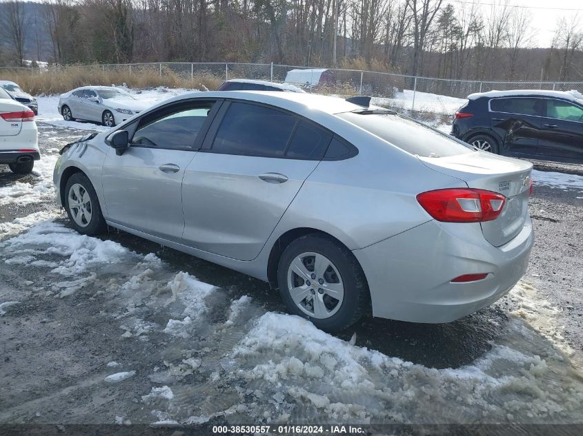 2017 Chevrolet Cruze Ls Auto VIN: 1G1BC5SM9H7261538 Lot: 38530557