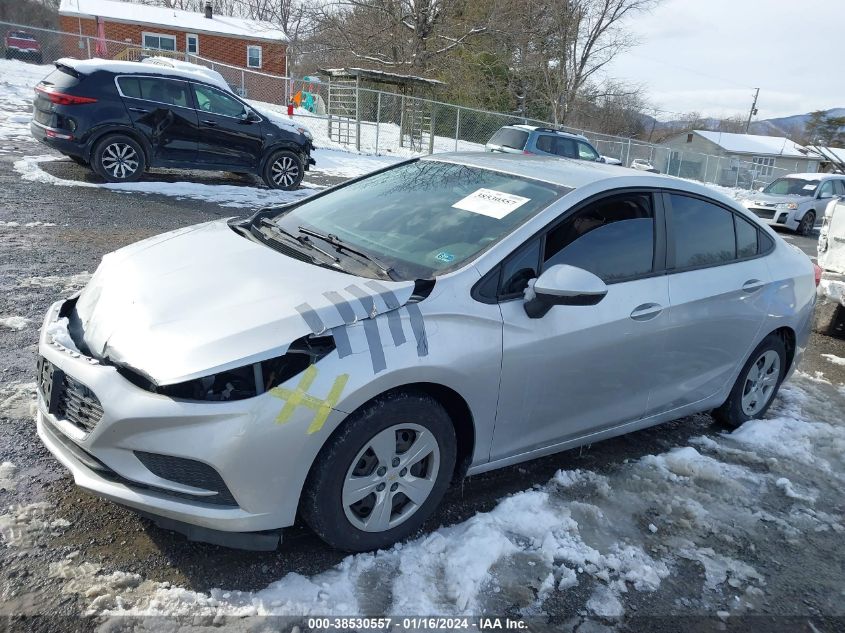 2017 Chevrolet Cruze Ls Auto VIN: 1G1BC5SM9H7261538 Lot: 38530557