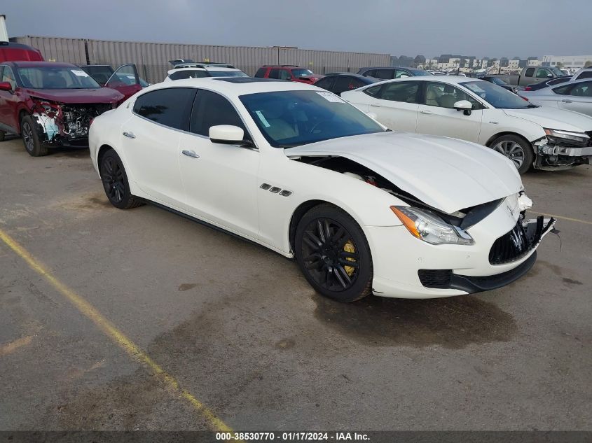 2015 Maserati Quattroporte S Q4 VIN: ZAM56RRA0F1144456 Lot: 38530770