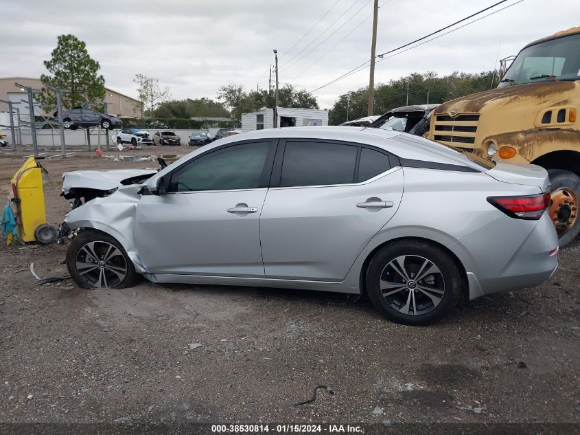 2022 Nissan Sentra Sv Xtronic Cvt VIN: 3N1AB8CV8NY285910 Lot: 38530814