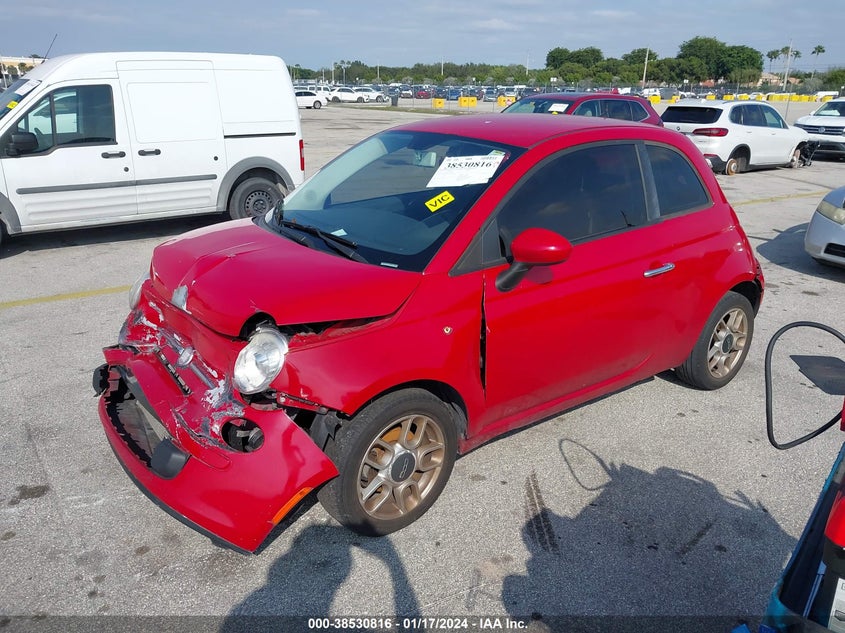 2012 Fiat 500 Pop VIN: 3C3CFFAR4CT125204 Lot: 38530816