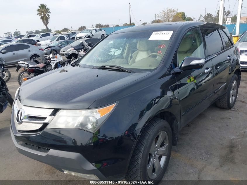 2008 Acura Mdx Sport Package VIN: 2HNYD28578H526856 Lot: 38531145