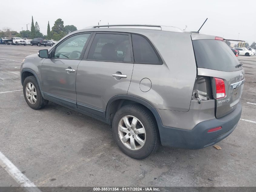 2011 Kia Sorento Lx VIN: 5XYKT4A17BG173803 Lot: 38531354