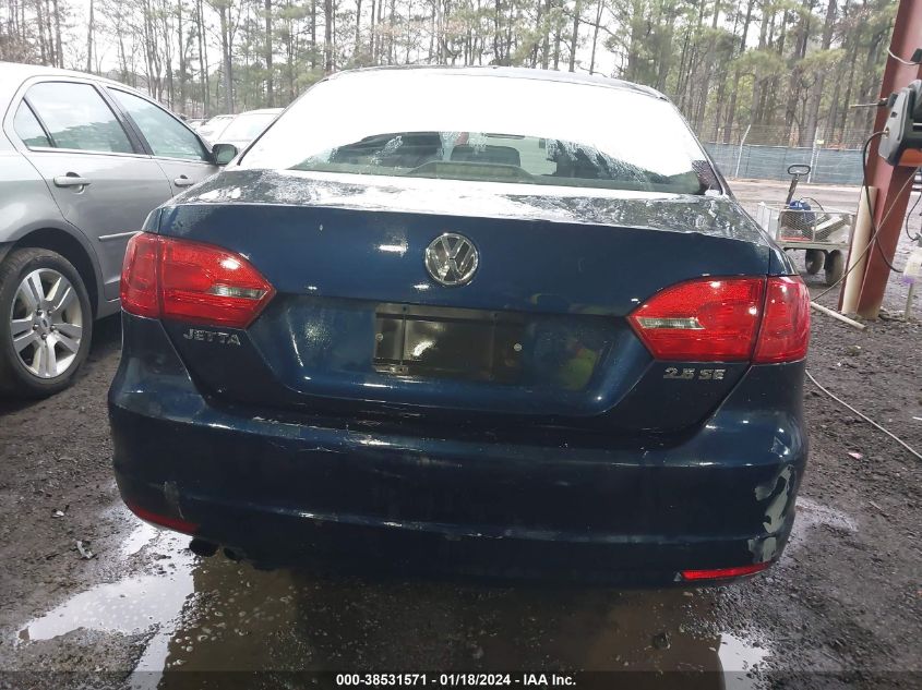 2012 Volkswagen Jetta 2.5L Se VIN: 3VWDP7AJ1CM362804 Lot: 38531571