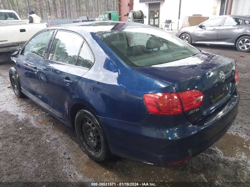 2012 Volkswagen Jetta 2.5L Se VIN: 3VWDP7AJ1CM362804 Lot: 38531571