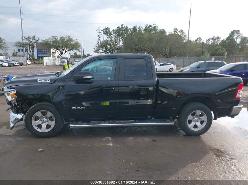 2022 Ram 1500 Lone Star Quad Cab 4X4 6'4 Box VIN: 1C6RRFBG6NN472716 Lot: 38531682