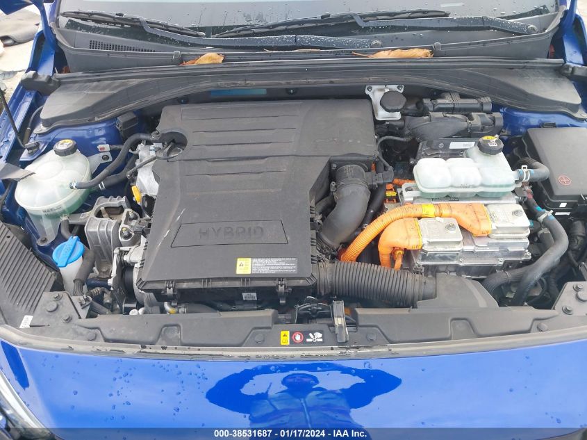 2019 Hyundai Ioniq Hybrid Blue VIN: KMHC65LC3KU140453 Lot: 38531687