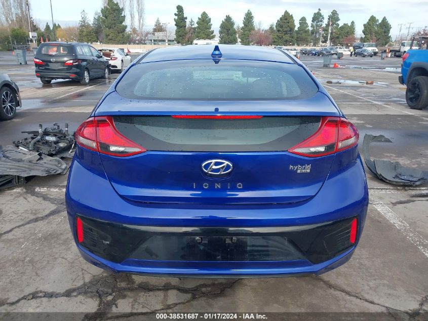 2019 Hyundai Ioniq Hybrid Blue VIN: KMHC65LC3KU140453 Lot: 38531687