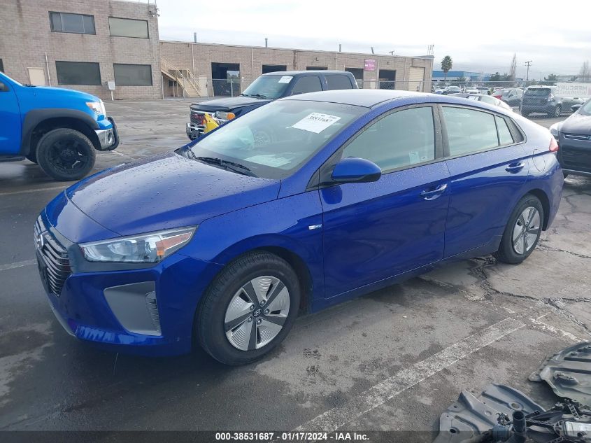 2019 Hyundai Ioniq Hybrid Blue VIN: KMHC65LC3KU140453 Lot: 38531687