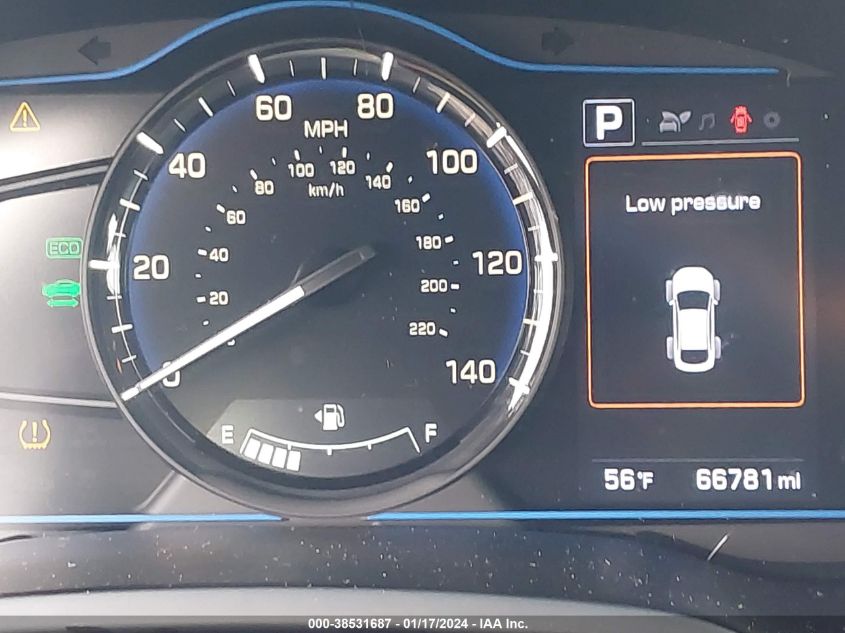 2019 Hyundai Ioniq Hybrid Blue VIN: KMHC65LC3KU140453 Lot: 38531687