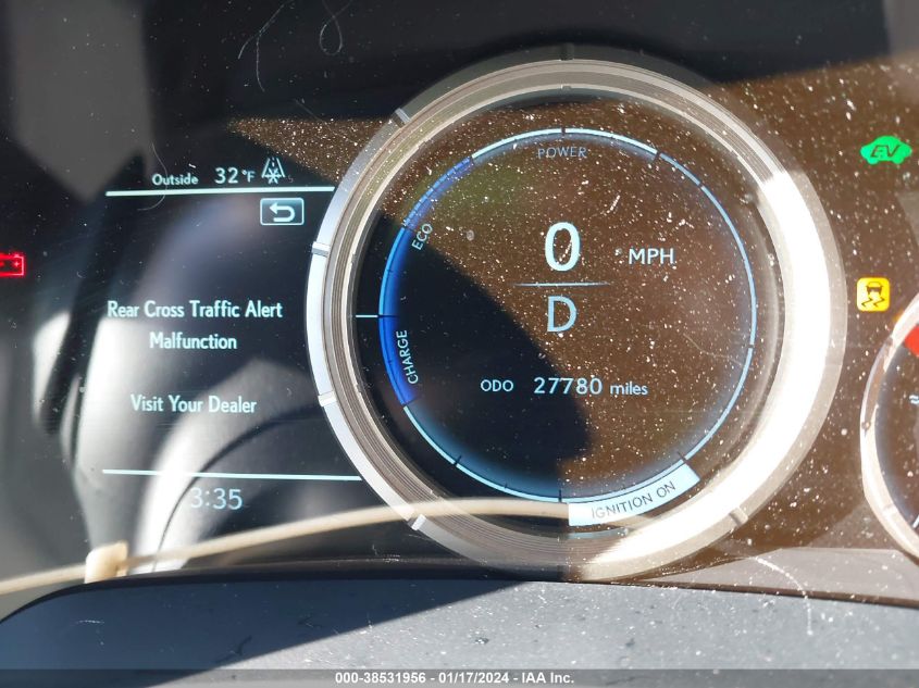 2022 Lexus Rx 450H F Sport Handling VIN: 2T2YGMDA0NC081776 Lot: 38531956