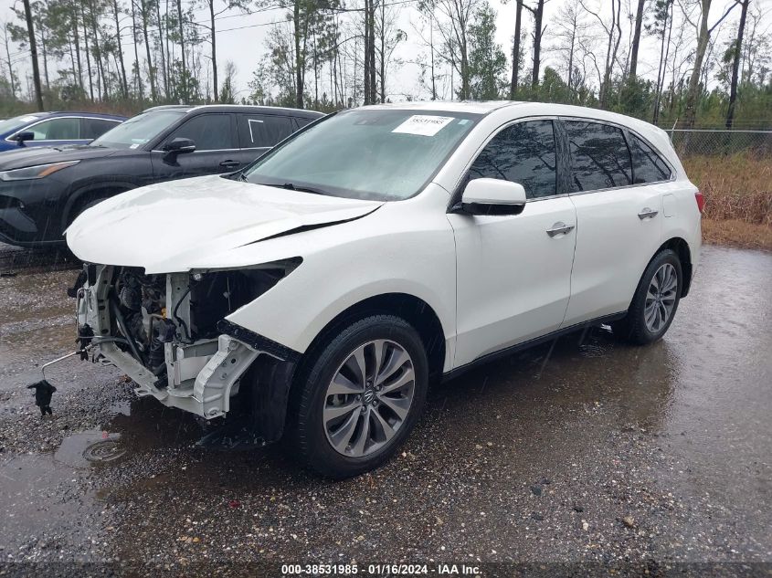 2014 Acura Mdx Technology Package VIN: 5FRYD3H41EB020118 Lot: 38531985