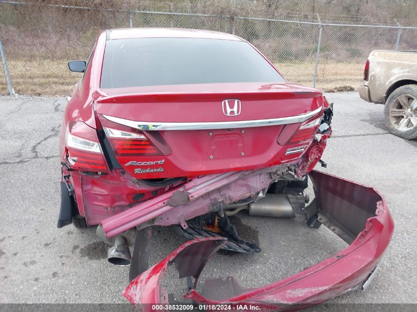 2017 Honda Accord Sport Se VIN: 1HGCR2F16HA197455 Lot: 38532009