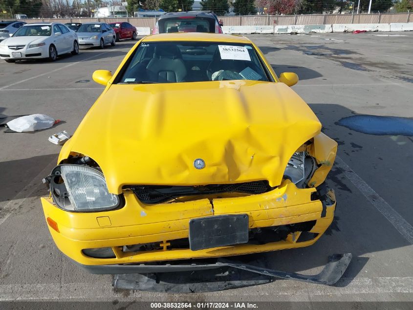 1998 Mercedes-Benz Slk 230 VIN: WDBKK47F8WF012535 Lot: 38898876