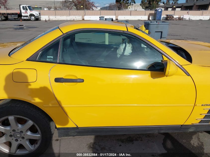 1998 Mercedes-Benz Slk 230 VIN: WDBKK47F8WF012535 Lot: 38898876