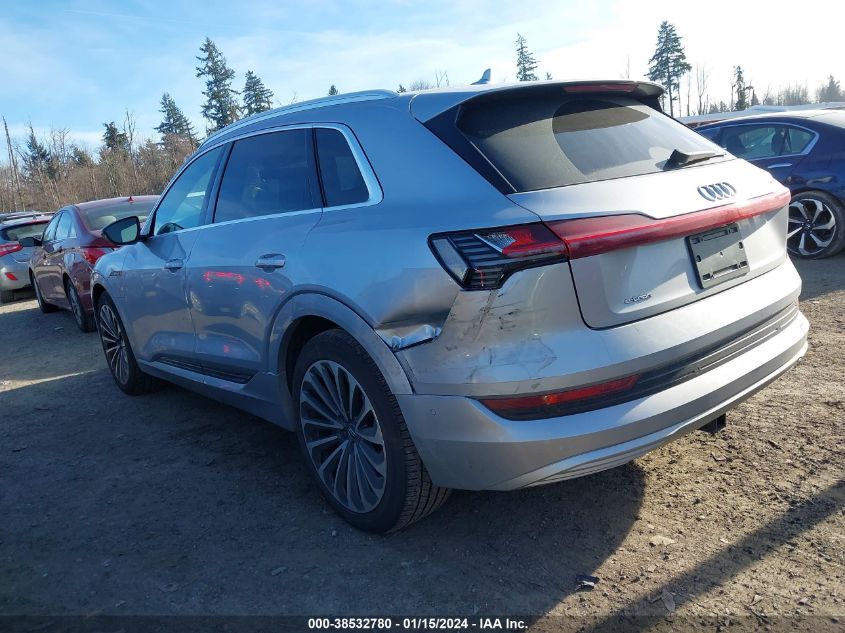 2019 Audi E-Tron Premium Plus VIN: WA1VABGE4KB020849 Lot: 38532780