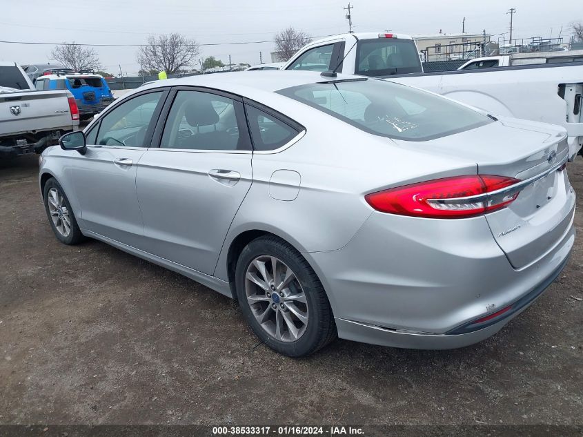 2017 Ford Fusion Se VIN: 3FA6P0HD0HR309806 Lot: 38533317