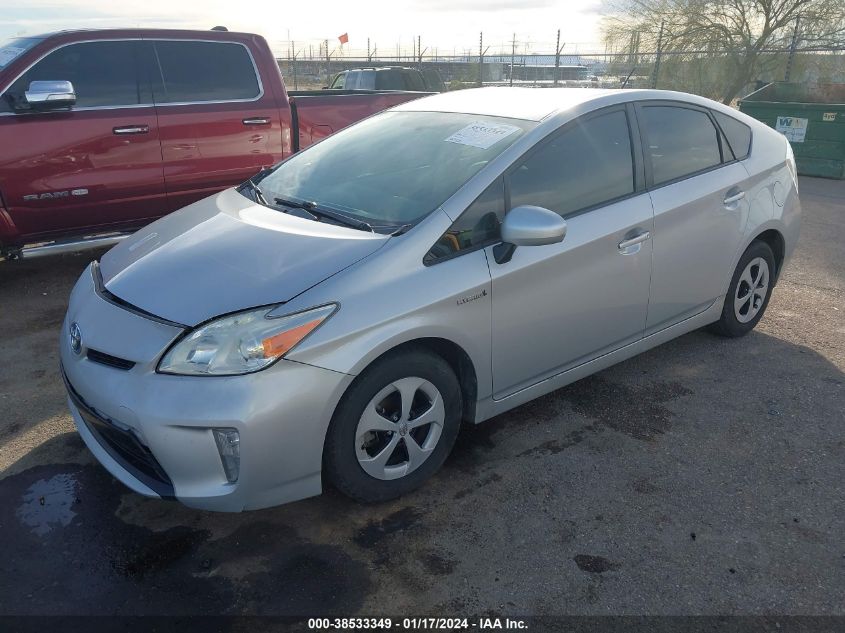 2015 Toyota Prius Two VIN: JTDKN3DU5F0421634 Lot: 38533349