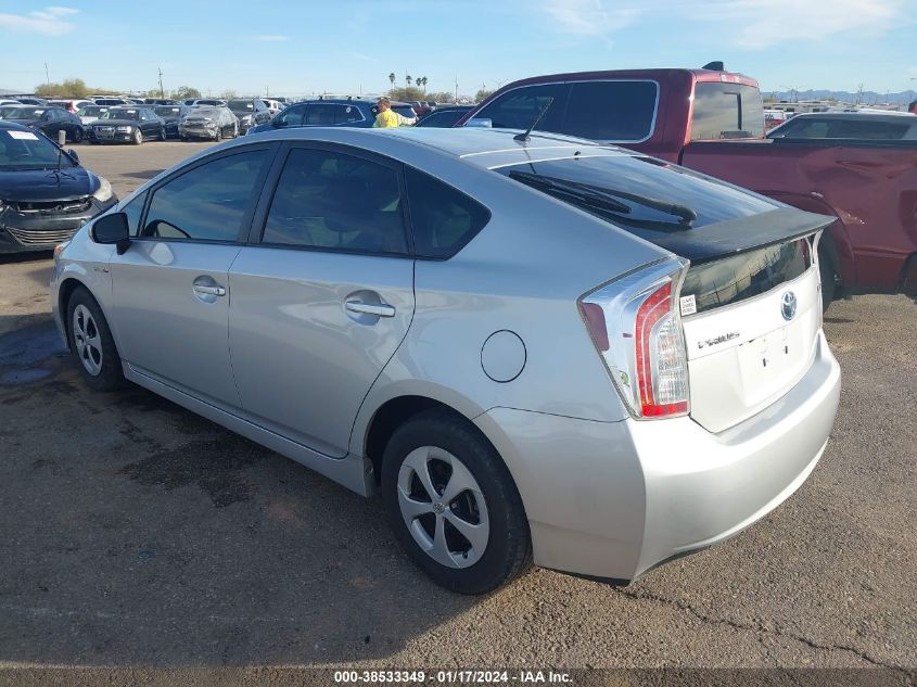 2015 Toyota Prius Two VIN: JTDKN3DU5F0421634 Lot: 38533349