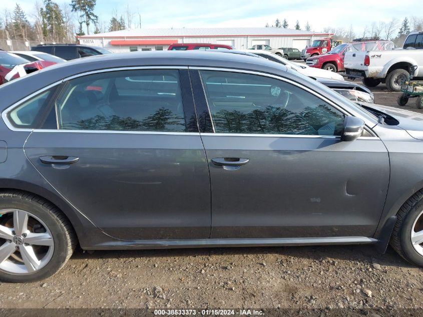 1VWBN7A32EC005876 2014 Volkswagen Passat 2.0L Tdi Se