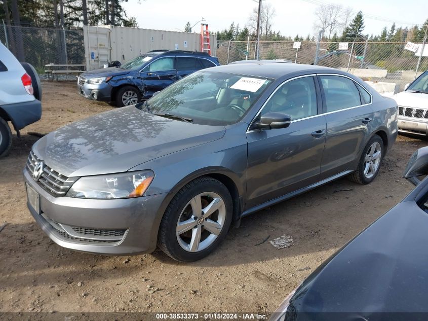 1VWBN7A32EC005876 2014 Volkswagen Passat 2.0L Tdi Se