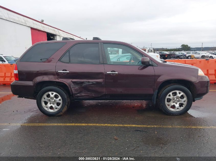 2002 Acura Mdx Touring Pkg VIN: 2HNYD18642H507479 Lot: 38533631