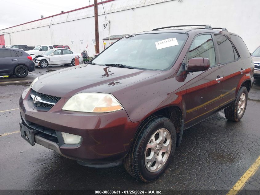 2002 Acura Mdx Touring Pkg VIN: 2HNYD18642H507479 Lot: 38533631