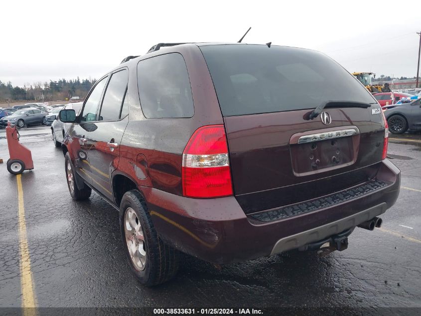 2002 Acura Mdx Touring Pkg VIN: 2HNYD18642H507479 Lot: 38533631