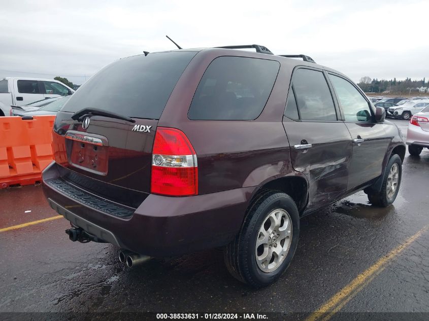 2002 Acura Mdx Touring Pkg VIN: 2HNYD18642H507479 Lot: 38533631