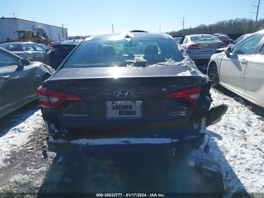 2015 Hyundai Sonata Limited VIN: 5NPE34AFXFH100383 Lot: 38533777