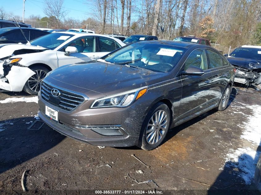 2015 Hyundai Sonata Limited VIN: 5NPE34AFXFH100383 Lot: 38533777